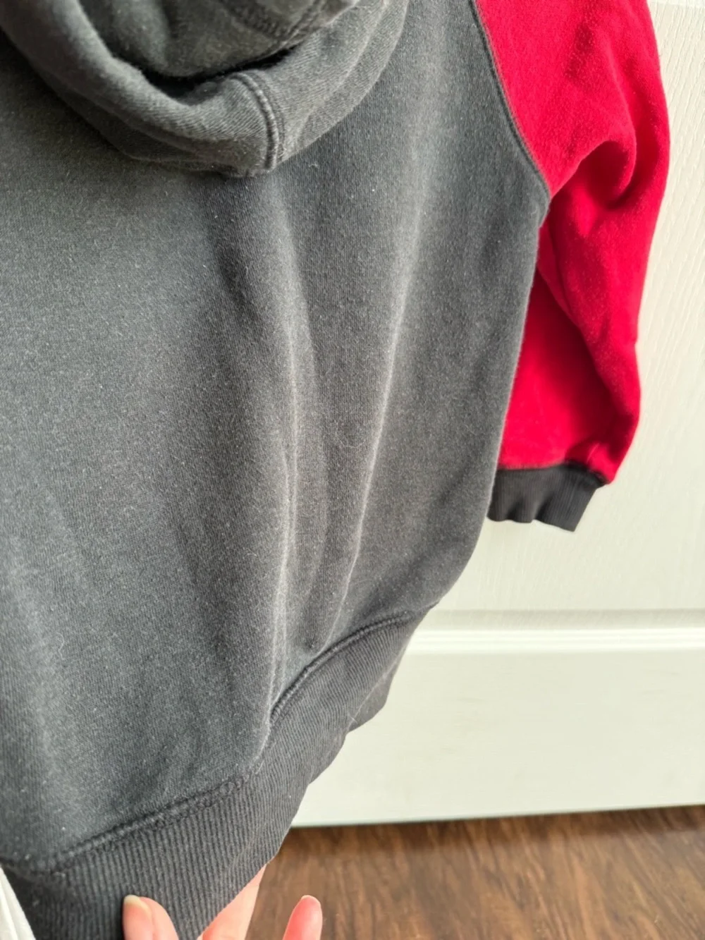 Jordan Black & Red 23 Zip-Up Hoodie